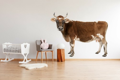 Papier peint animal vache - papier,