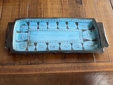 RARE PLAT A CAKE   ALAIN MAUNIER VALLAURIS VINTAGE DEBUT 70