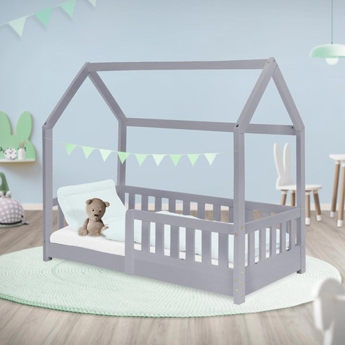Lit enfant gris clair en - lit,