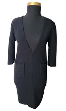 Robe laine noire Sandro -