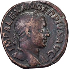 Alexandre Sévère, Sesterce, 231-235, Rome, Bronze, TTB, RIC:642b