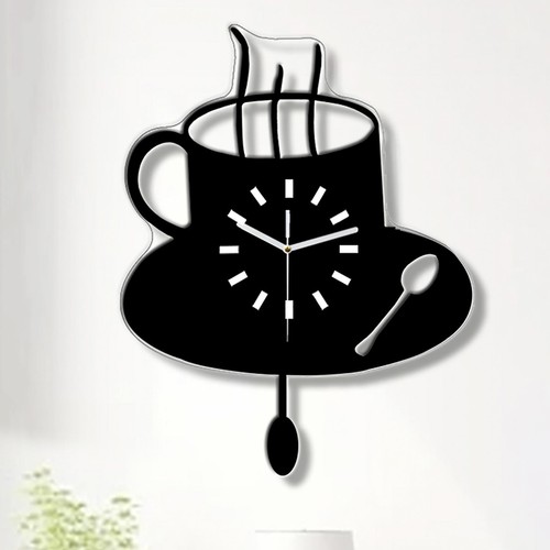 Horloge murale tasse - , café