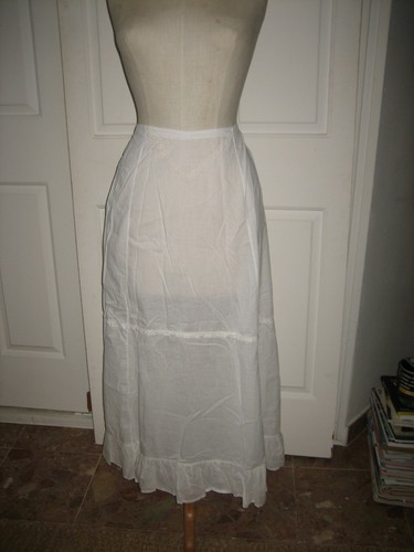 Ancien jupon mariée toile - ancien, de