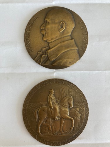 Medaille petain 1922 epreuves - petain,