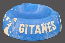 Cendrier publicitaire bleu