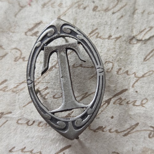 Monogramme lettre métal - lettre,