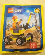 FIGURINE NEUF POLYBAG  LEGO CITY FOIL 952401 TRAVAUX PUBLIC LE DEMOLISSEUR