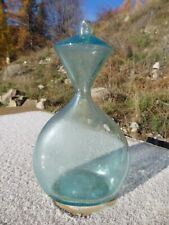 Ancien grand biberon de berger en verre soufflé, Art populaire