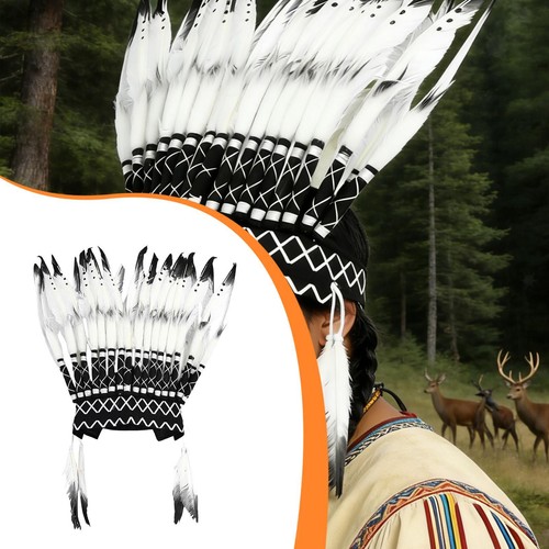 Chapeau indien orné - , de