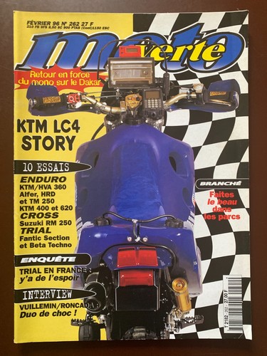 Moto verte magazine 262 du - verte,