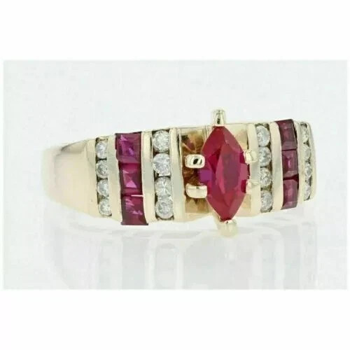 Bague unique rubis avec - unique,