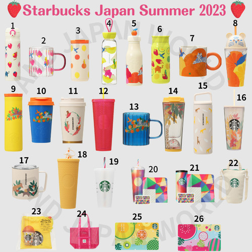 2023 starbucks japan - starbucks, summer