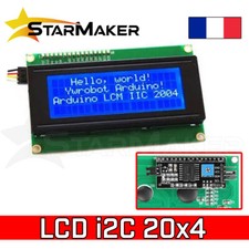 Module LCD i2C IIC 2004 20 x 4 - Ecran rétroéclairé bleu compatible Arduino