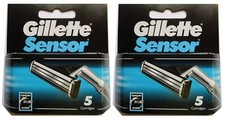 Pack 10 Lames GILLETTE SENSOR