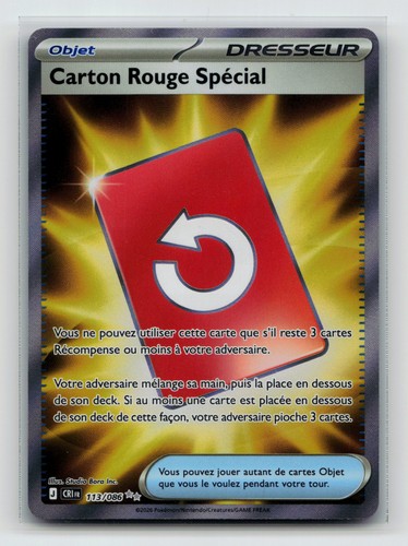 Carte pokémon carton rouge - pokémon,