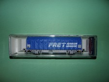 ELECTROTREN wagon bâché court bleu FRET SNCF 1536 NEUF