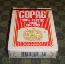 Cavalier Ancien jeu de cartes à jouer Copag 100 % Plastic Plastique Poker cheval