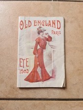 Ancien Catalogue OLD ENGLAND