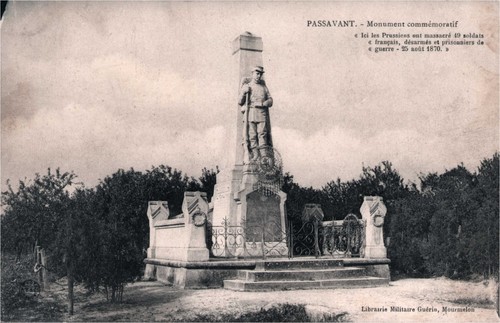 Cpa passavant monument - -,