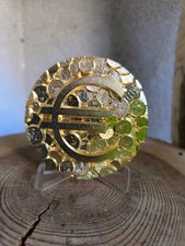 Médaille presse-papiers bronze florentin pêle-mêle euro