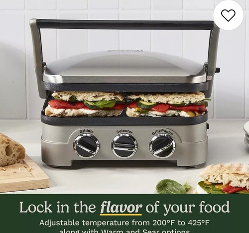 Cuisinart griddler panini - cuisinart,
