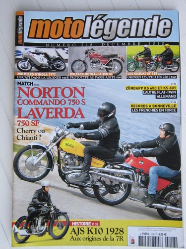 Moto legende 218 norton - moto,