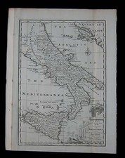 1747 Original Antique Map