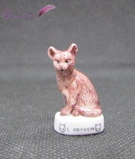 Feve Les Races de Chat Cat Edition Atlas " L'Abyssin  " #A13