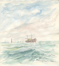 1996 GUY WATERCOLOR/PENCIL