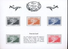 Timbre France Trésors de la Philatélie 2015 BS 11** Pont Du Gard