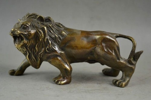 Lion rugissant cuivre - en,