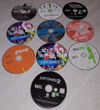 Nintendo Wii - Lot De 10 Jeux En Loose - Just Dance 2.3/Wii Fit/Wii Play Etc...