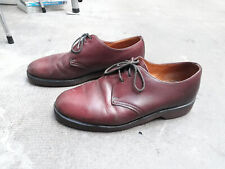 Vintage Dr Doc MARTENS CHERRY RED SHOES  3 Holes UK 6 Leather