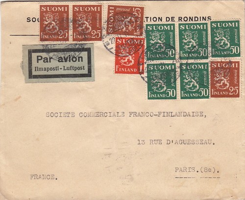 Lettre suomi finlande - lettre,