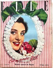ELLE Magazine n° 277 du 19 Mars 1951 ancienne revue de mode couture