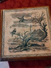 GRAND DESSOUS DE PLAT ANCIEN