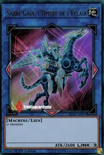 ♦Yu-Gi-Oh!♦ Sabre Gaia, l'Ombre de l'Eclair : BLRR-FR087 -VF/Ultra Rare-