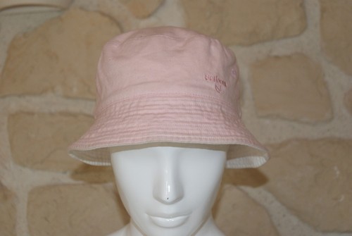 Bob réversible rose blanc - réversible, rose/blanc