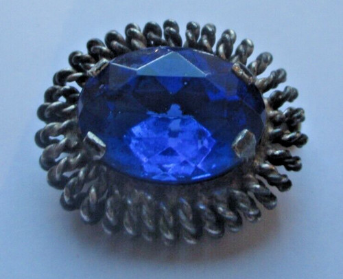 Ancienne broche argentée