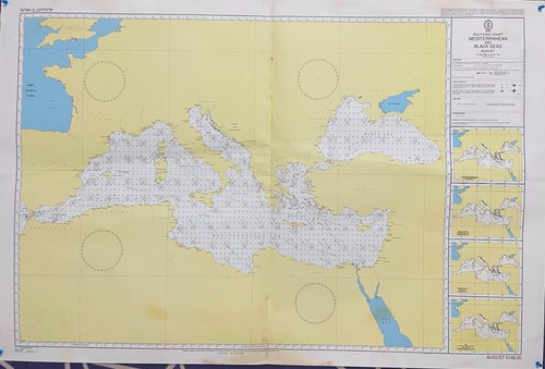 Carte marine navigation - marine, de