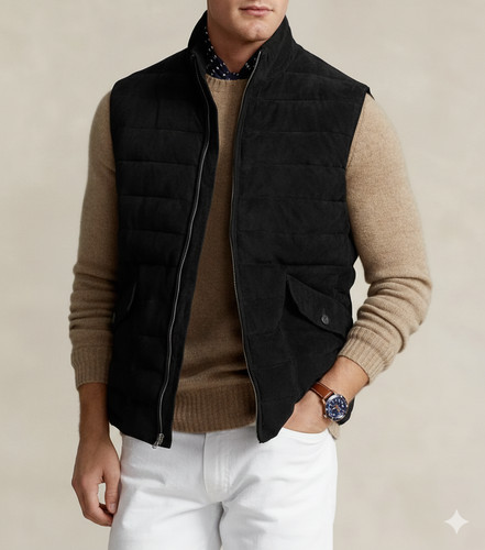 Daim noir cuir - daim,