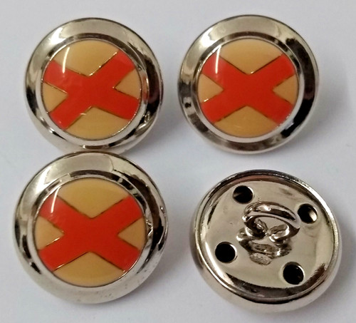 Boutons gilet drapeau - de,