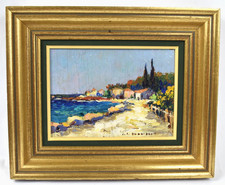 Huile sur bois bord - huile, mer