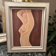 Tableau huile sur panneau - sur,