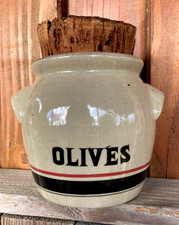 Pot à olives en grés
