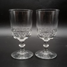 Paire de verres à vin rouge