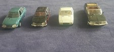 UNIVERSAL HOBBIES  Lot De 4 Véhicules Matra, Citroën Métal 1/87ème. Tbe