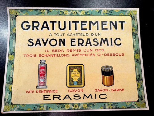 Rare plaque publicitaire - rare,