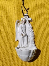 Ancien bénitier porcelaine