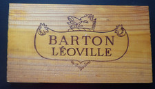 Estampe , façade de caisse château BARTON LEOVILLE